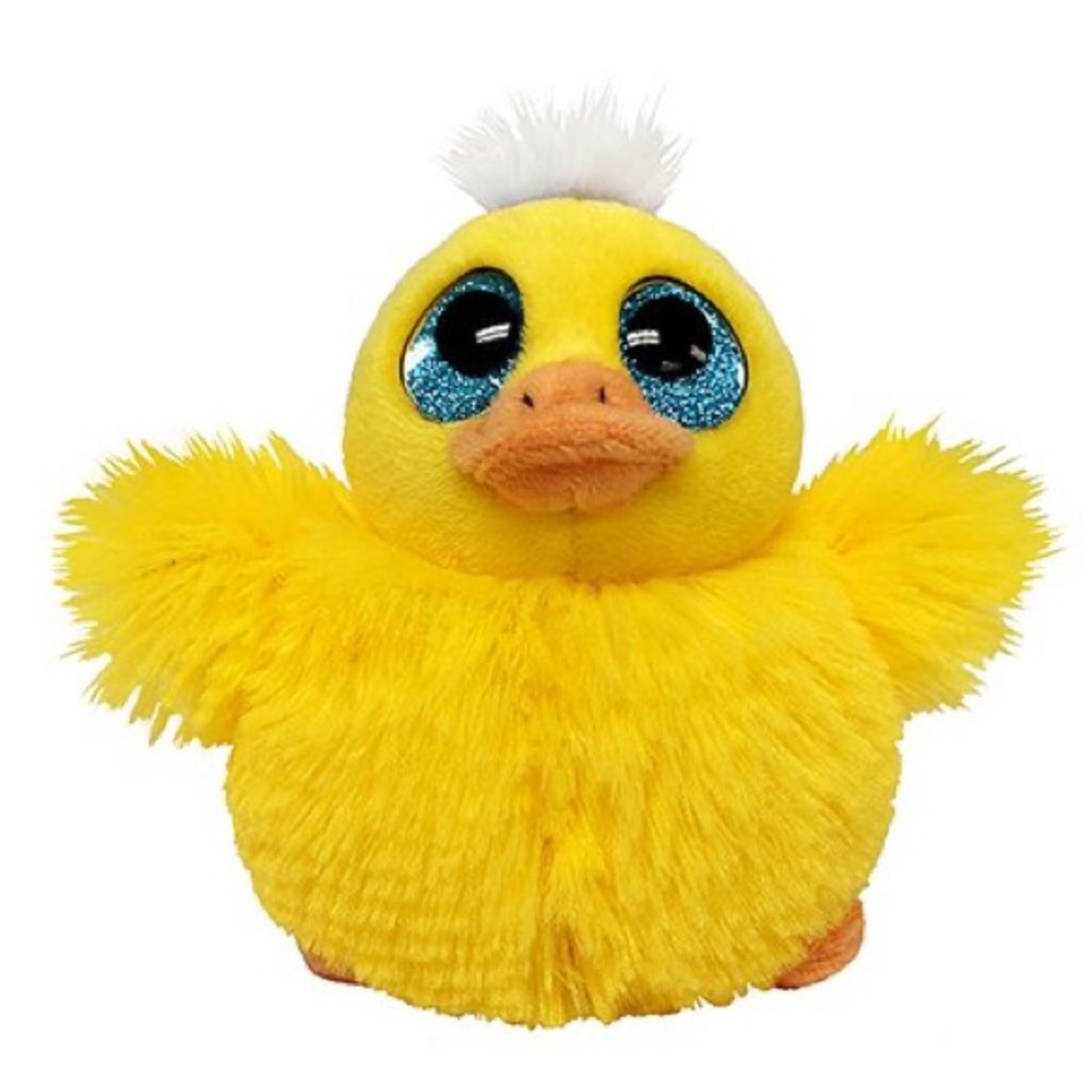 Lucy Duck Pom Pals Plush Toy 4.5” NWT